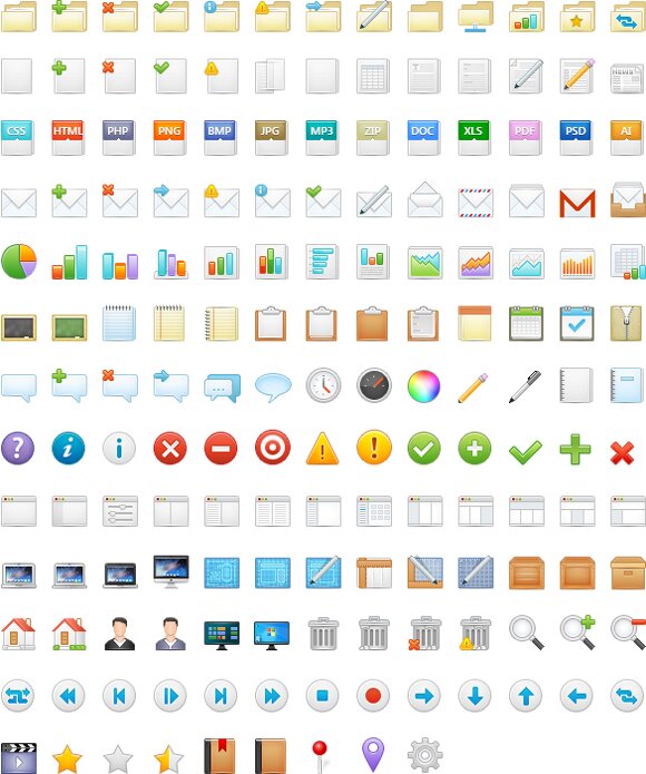 40 Awesome New Application + Social Media Icon Sets for free Download