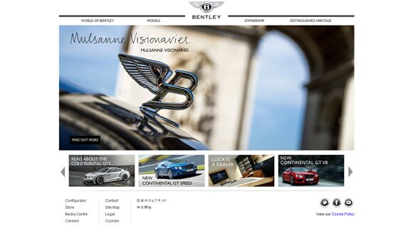 28世界著名的汽车制造商的网站分享(收藏)