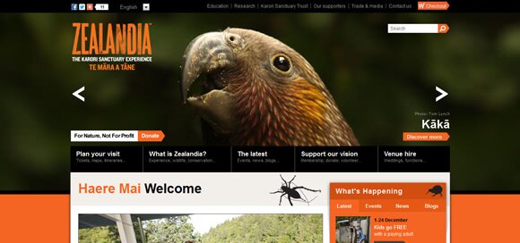 30个国外野生动物动物园和保护区网站设计案例
