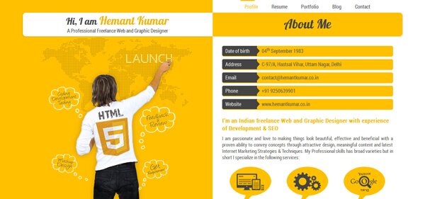 Outstanding Yellow Color Websites to Inspire You
