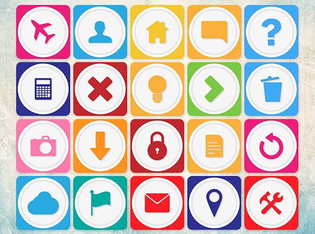 45 Free and Useful Icons Sets for Web and User Interface Design